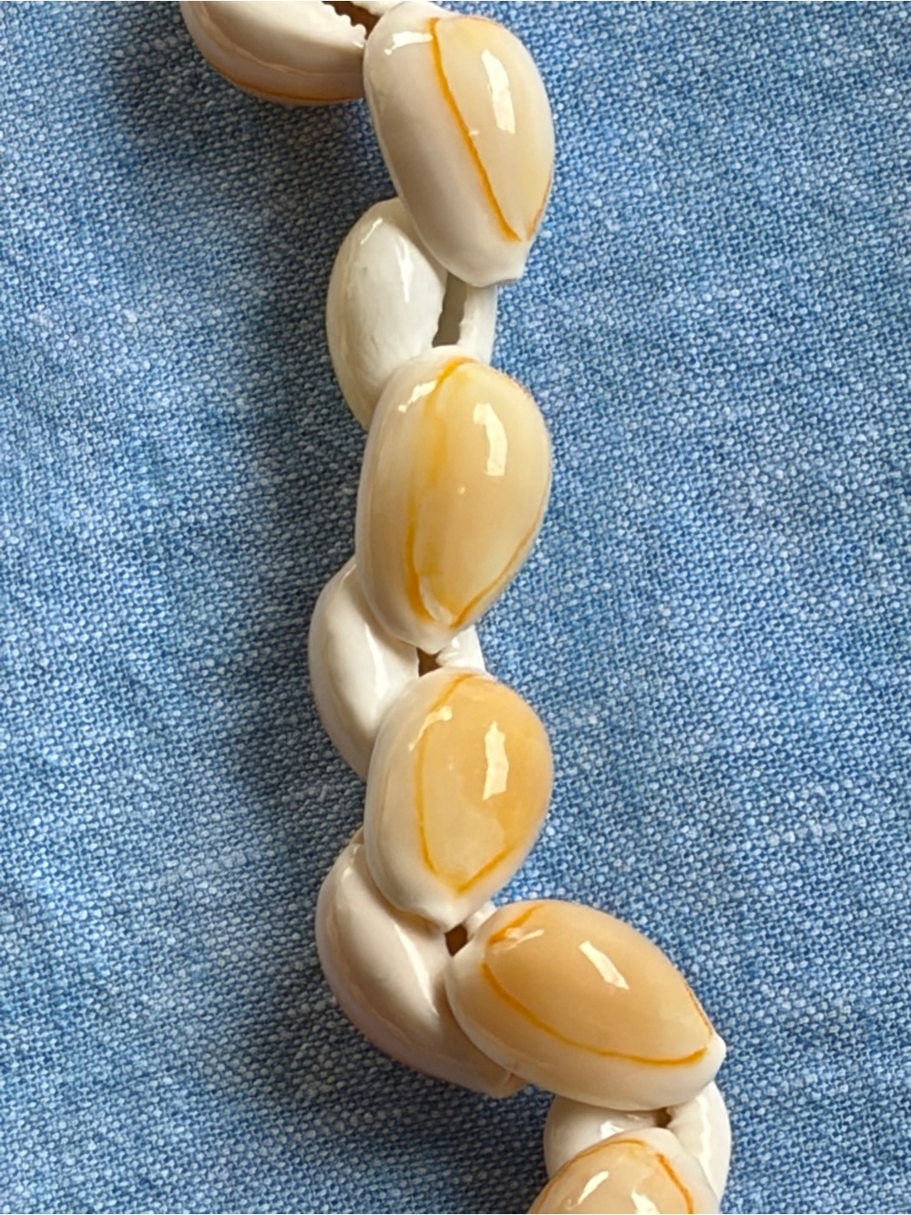 Bundle of 3 natural shell & seed necklaces, beachy coastal vacation-ready - Picture 8 of 8